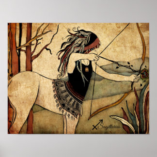 Poster Sagittarius Zodiac