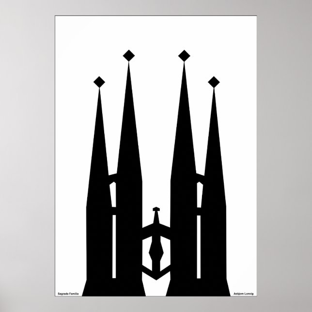 Poster Sagrada Familia (Devant)