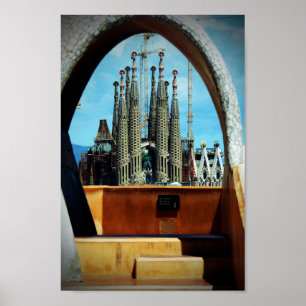 Poster Sagrada Familia Barcelone Catalogne Espagne