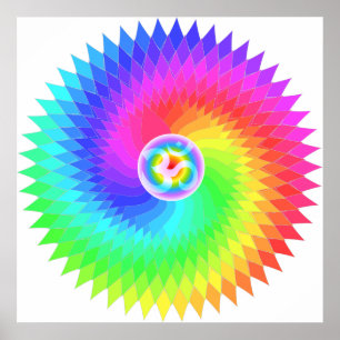 Poster Sahasrara La Couronne Chakra