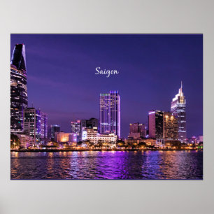 Poster Saïgon la nuit