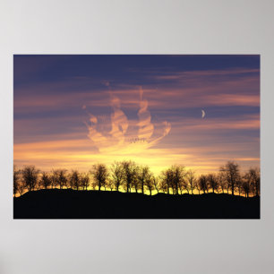 Poster Sail the Night Sky Print