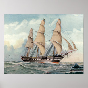 Poster Sailing Frigate Duncan Dunbar