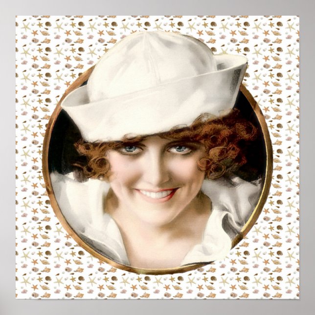 Poster Sailor Girl des années 1920 (Devant)