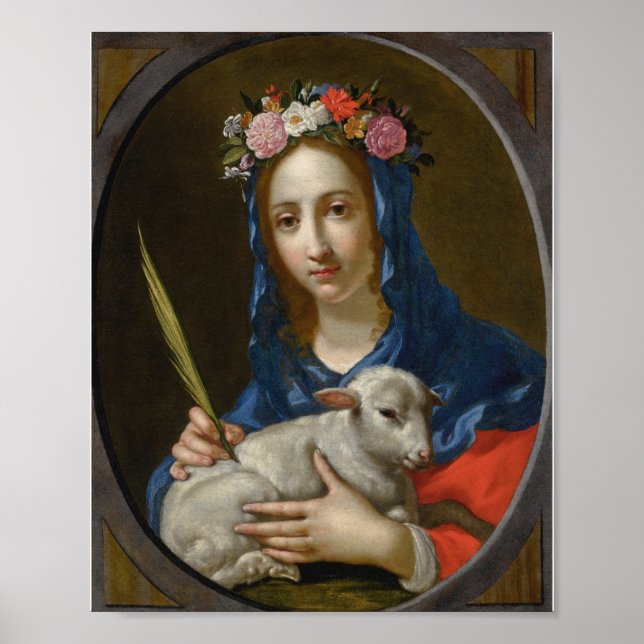 Poster Saint Agatha (par Cesare Dandini) (Devant)
