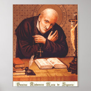 Poster Saint Alphonse Liguori