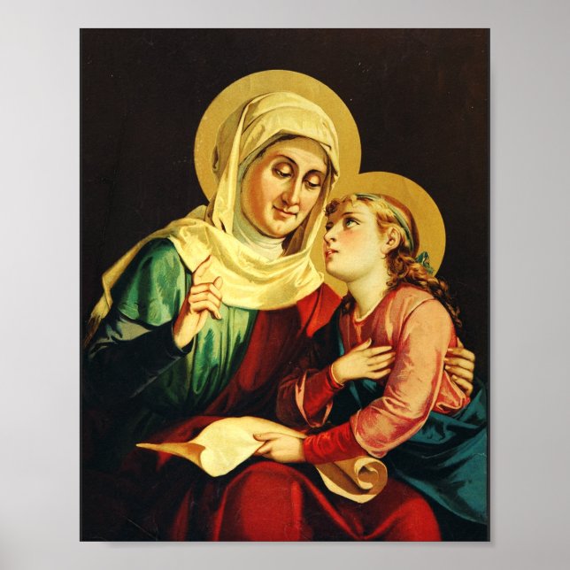 Poster Saint Ann et Vierge Marie (Devant)