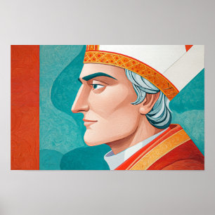 Poster Saint Ansgar : Apôtre du Nord