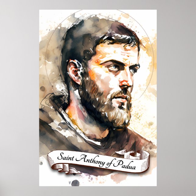 Poster Saint Antoine de Padoue (Devant)