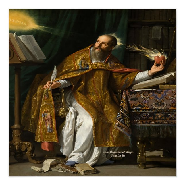 Poster Saint Augustin d'Hippone (Devant)