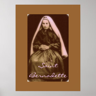 Poster saint bernadette