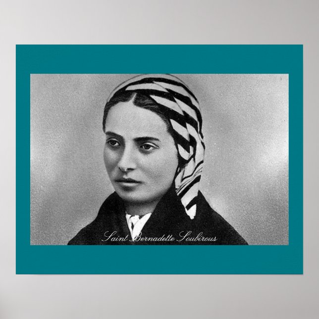 Poster Saint Bernadette Soubirous (Devant)