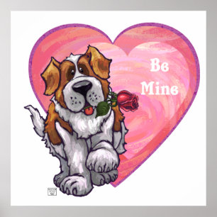 Poster Saint-Bernard Valentin