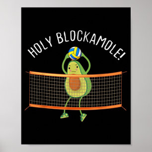 Poster Saint Blockamole Volleyball mignon Amusant