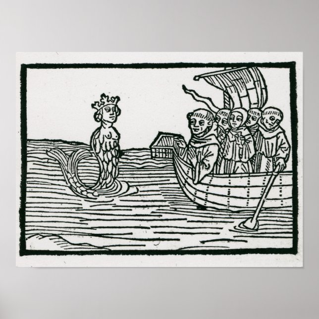 Poster Saint-Brendan et la sirène (Devant)