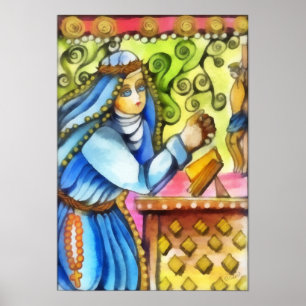 Poster Saint-Catherine de Sienne