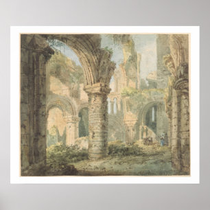 Poster Saint-Cuthbert's Holy Island, 1797 (avec crayon