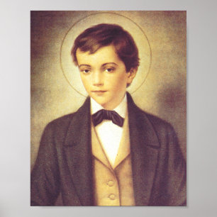Poster Saint Dominique Savio élève de Jean Bosco