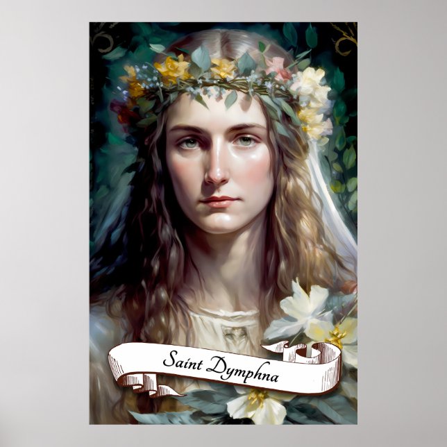 Poster Saint Dymphna (Devant)