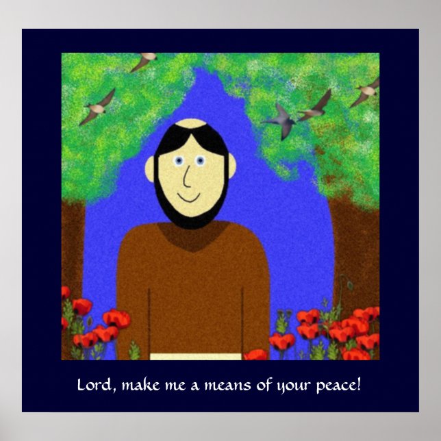 Poster Saint François d'Assise (Devant)