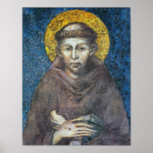 Poster Saint François d'Assise