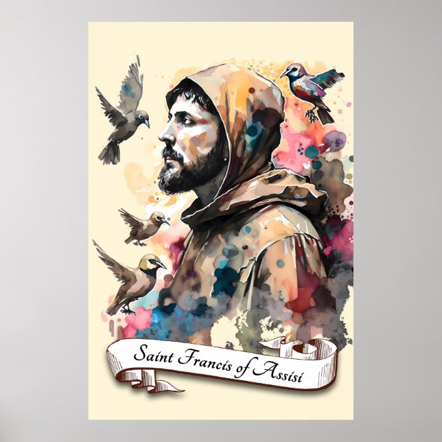 Poster Saint François d'Assise (Devant)