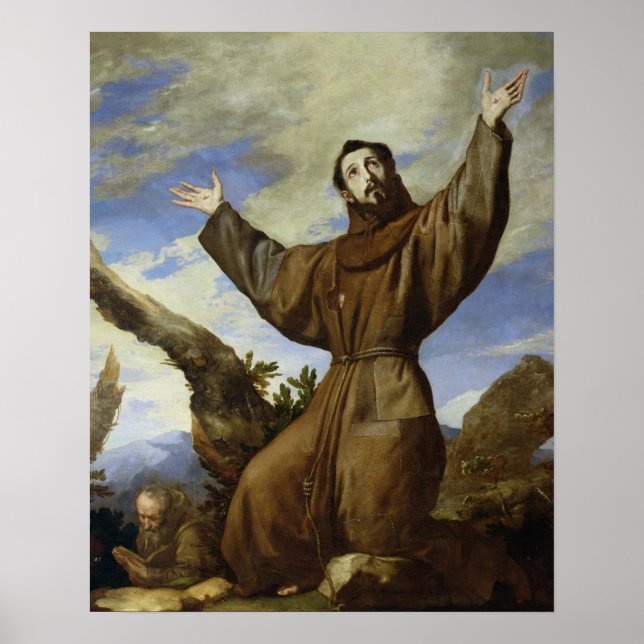 Poster Saint François d'Assise 1642 (Devant)