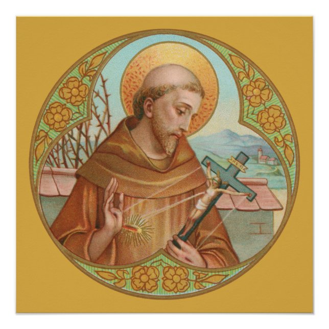 Poster Saint François d'Assise (BK 002) (Devant)