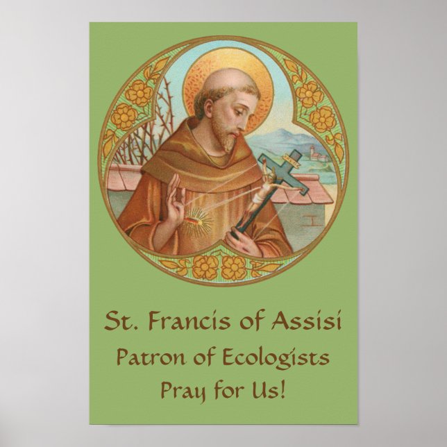 Poster Saint François d'Assise (BK 002) (Devant)