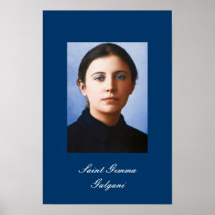 Poster saint gemma galgani