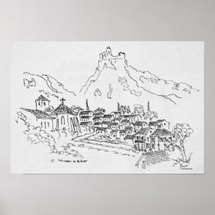 Poster Saint-Guilhem-Le-Desert, France