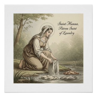 Poster Saint Hunna, Patron Saint of Laundry
