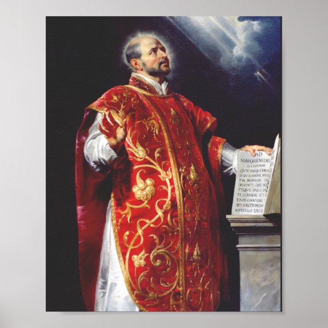 Poster Saint Ignace de Loyola (Devant)