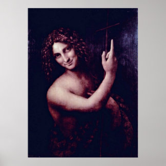 Poster Saint Jean Baptiste par Léonard de Vinci