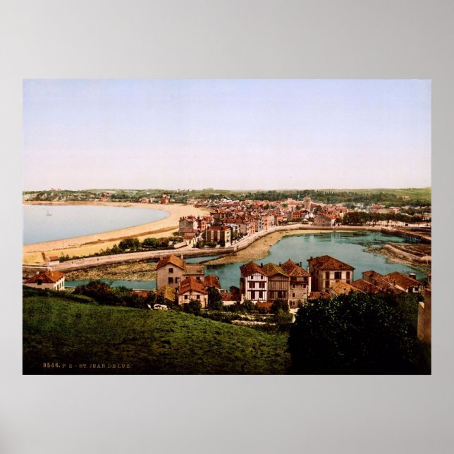 Poster Saint-Jean-de-Luz Aquitaine France (Devant)