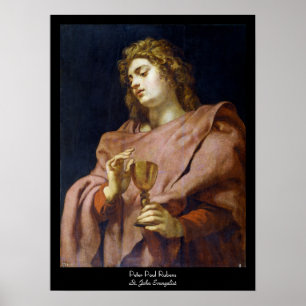 Poster Saint Jean Evangéliste Peter Paul Rubens