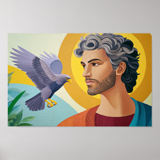 Poster Saint Jean l'évangéliste : L'aigle de l'Apocalypse