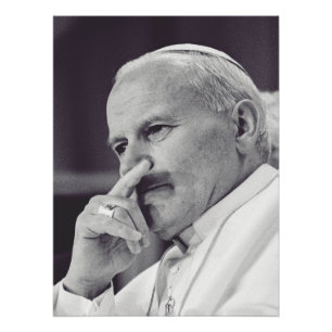 Poster Saint Jean Paul II le Grand Communicateur Beaux-Ar