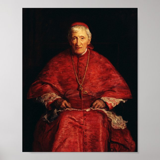 Poster Saint John Henry Newman théologien anglais (Devant)