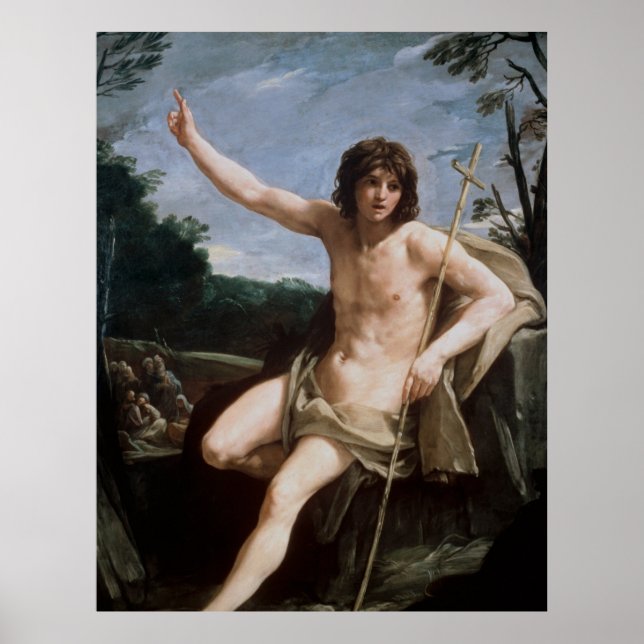 Poster Saint-John le Baptist in the Wilderness (Devant)