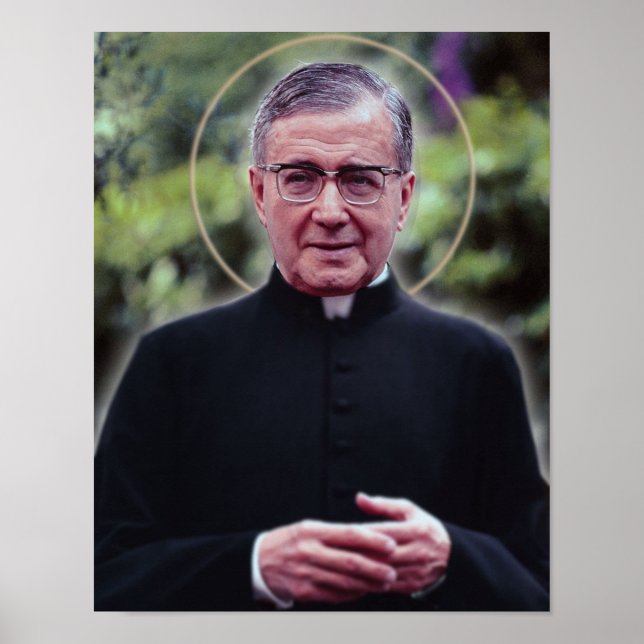 Poster Saint Josemaría Escrivá (Devant)