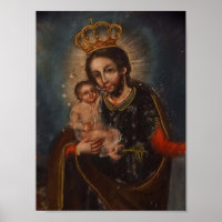 Saint Joseph couronné de Jésus infantile