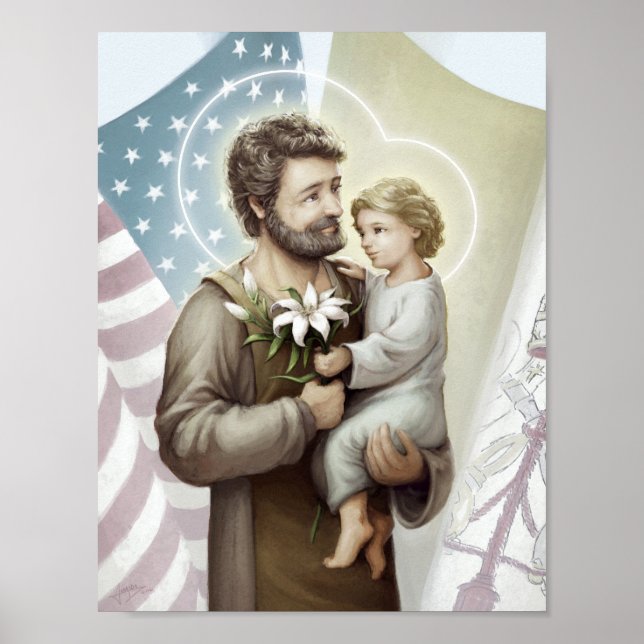 Poster Saint Joseph le Protecteur (Devant)