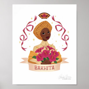Poster Saint Josephine Bakhita Imprimer