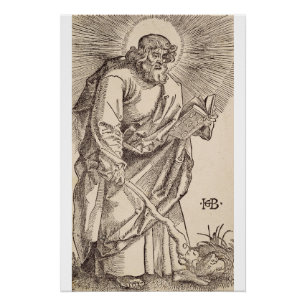 Poster Saint Jude Thaddaeus l'Apôtre et le Martyr