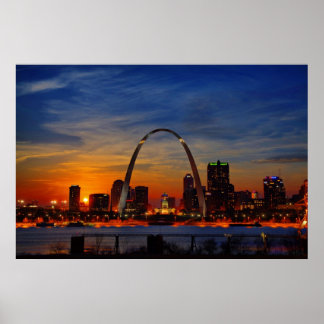 Poster Saint-Louis Sunset
