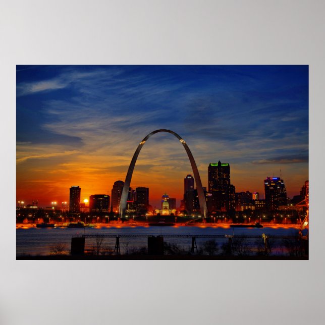 Poster Saint-Louis Sunset (Devant)