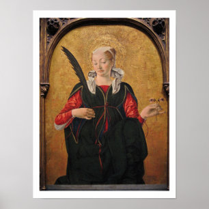 Poster Saint Lucy par Francesco del Cossa