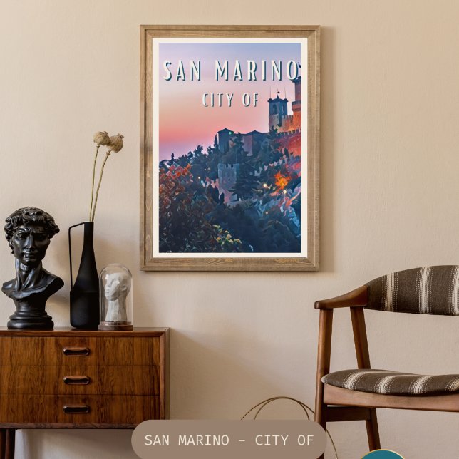 Poster Saint-Marin : la perle cachée de l'Italie (aint-Marin : Petit pays, grande histoire.)