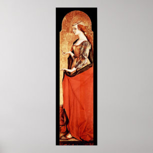 Poster SAINT MARY MAGDALENE 2 Or, Rouge, Noir